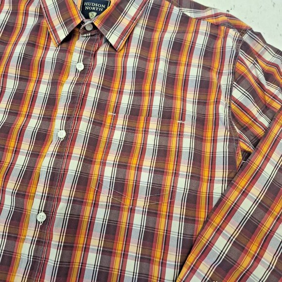 HUDSON NORTH 80's 2-Ply Cotton SHIRT SIZE XL - Picture 2 of 6